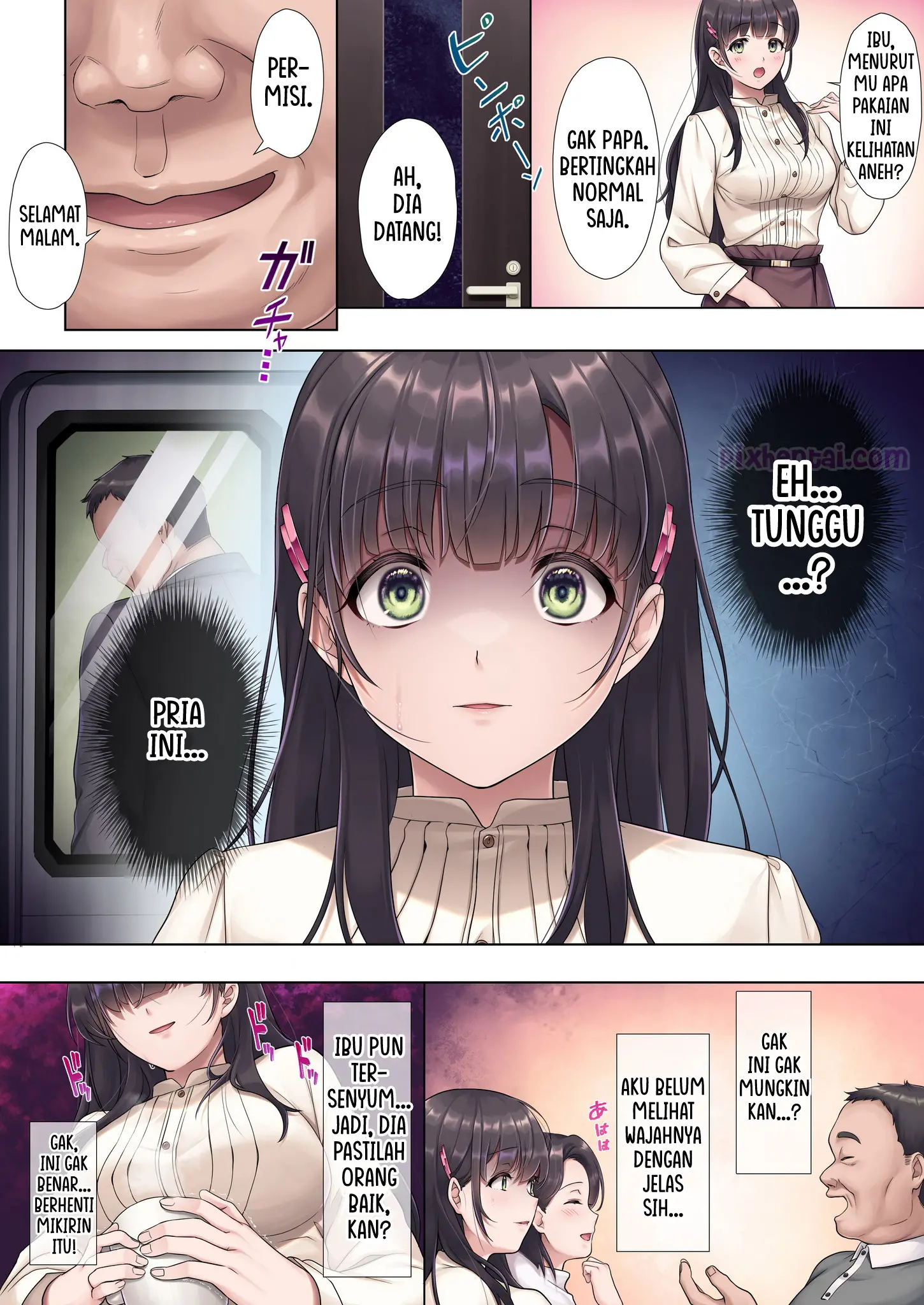 Komik hentai xxx manga sex bokep Otou-san Yamete Ayah Tiri baru pilihan Ibu 10